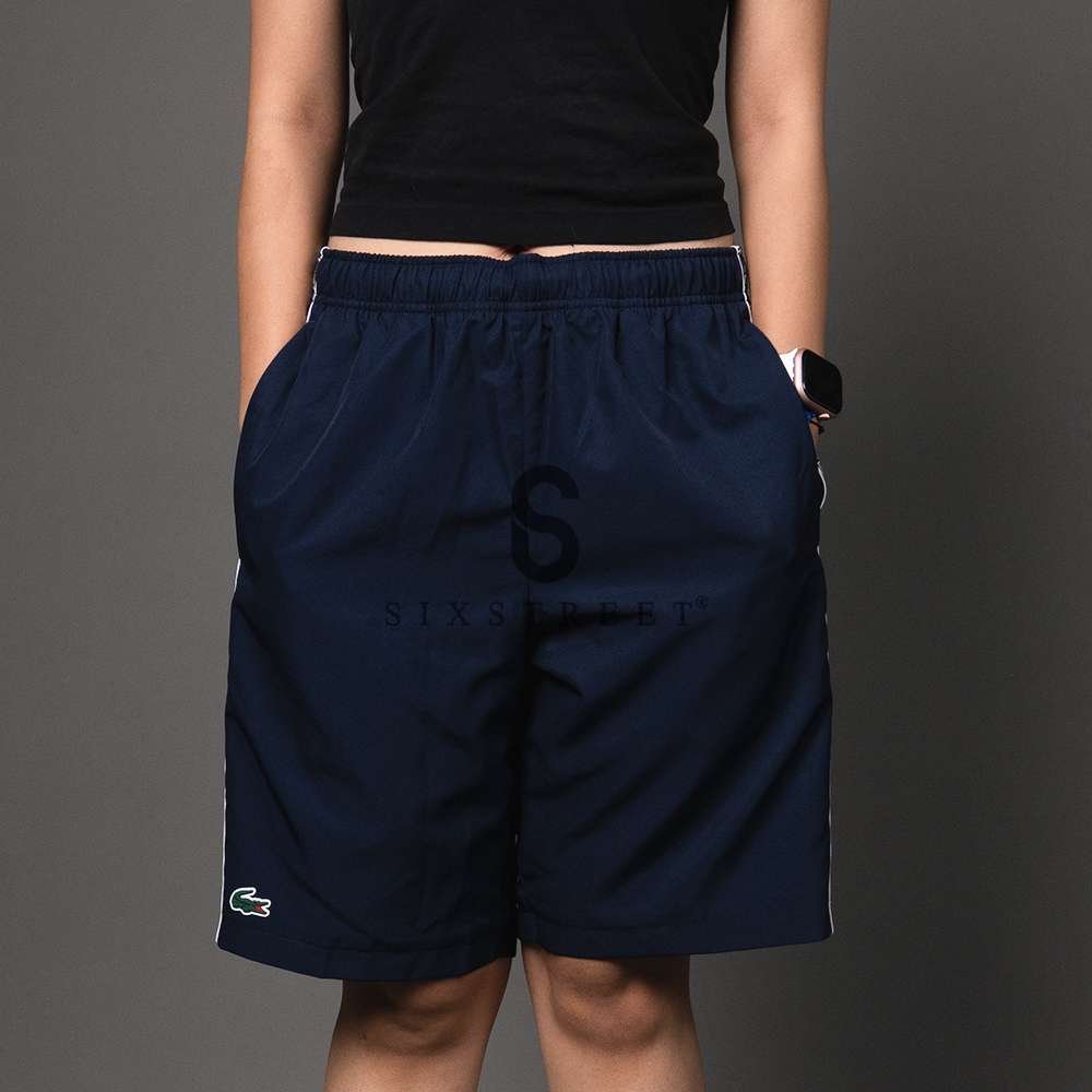 LACOSTE Short Diamond Taffeta Tennis Regular Fit Navy
