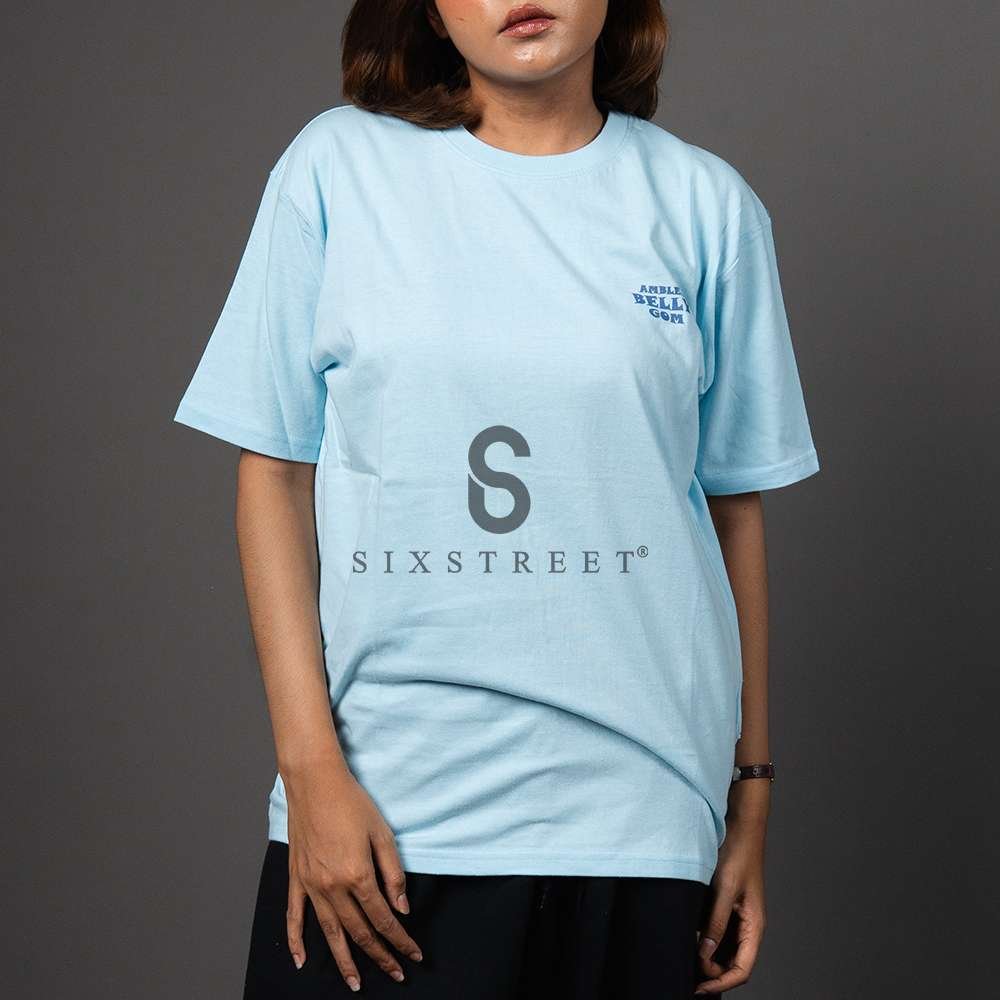 AMBLER Tee Glitch Bear Blue