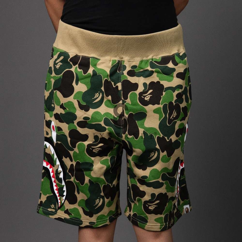 BAPE Short Big ABC Camo Side Shark Green