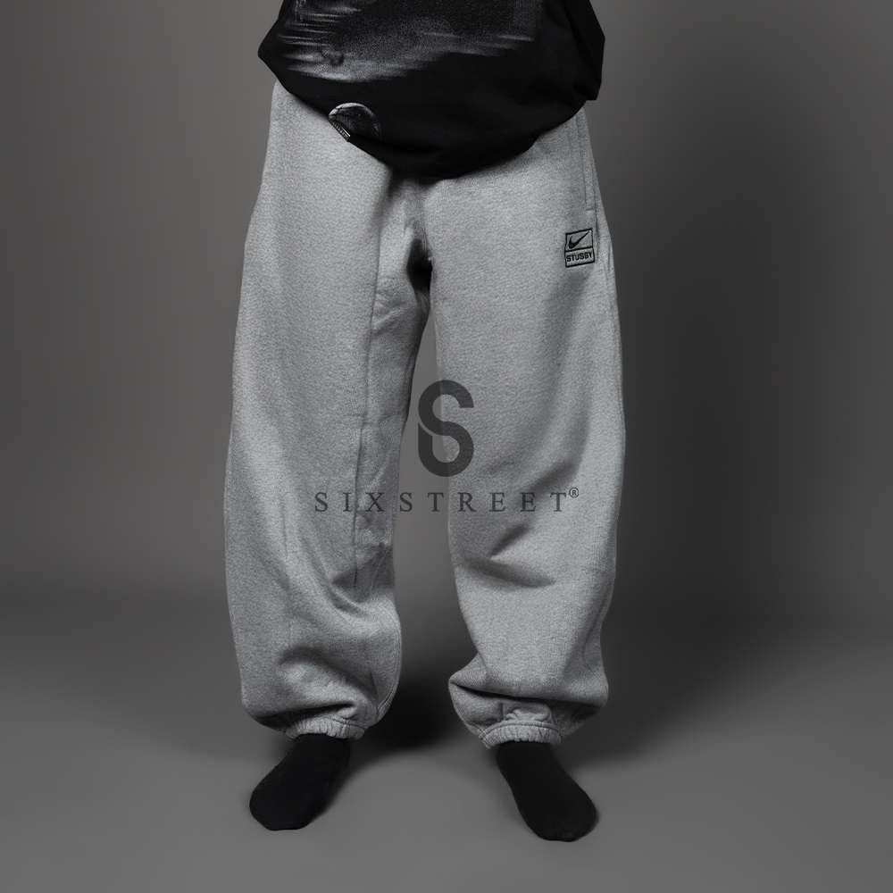 STUSSY Pants x NIKE Fleece Grey