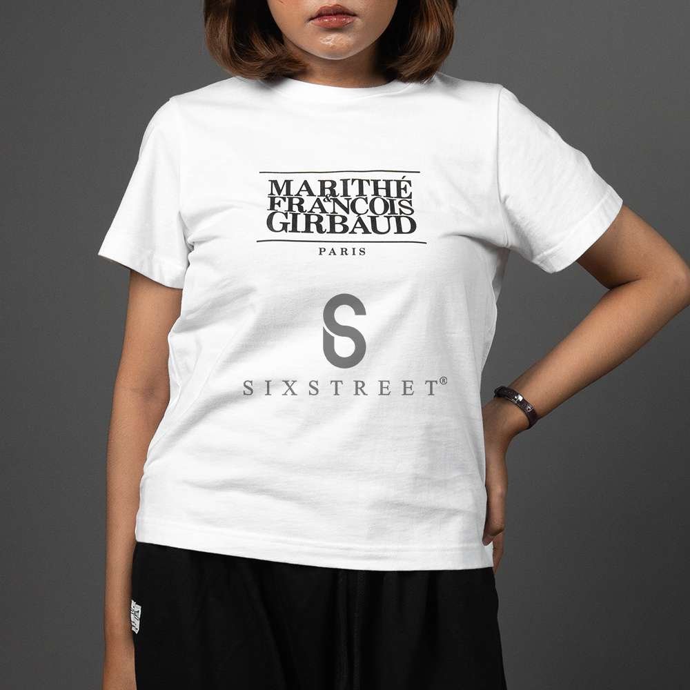 MARITHE Tee Classic Logo White W