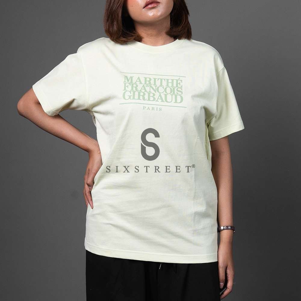 MARITHE Tee Classic Logo Light Green