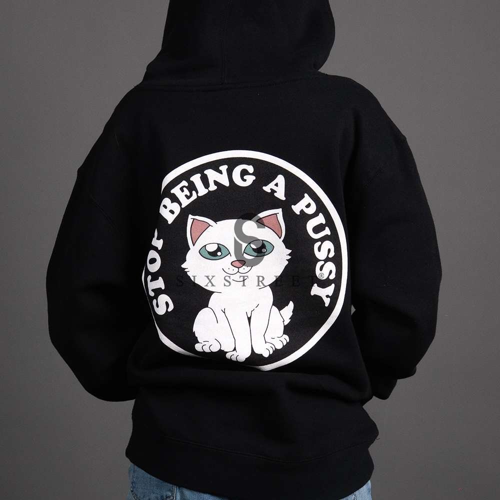 RIPNDIP Hoodie Stop Being a Pussy Black