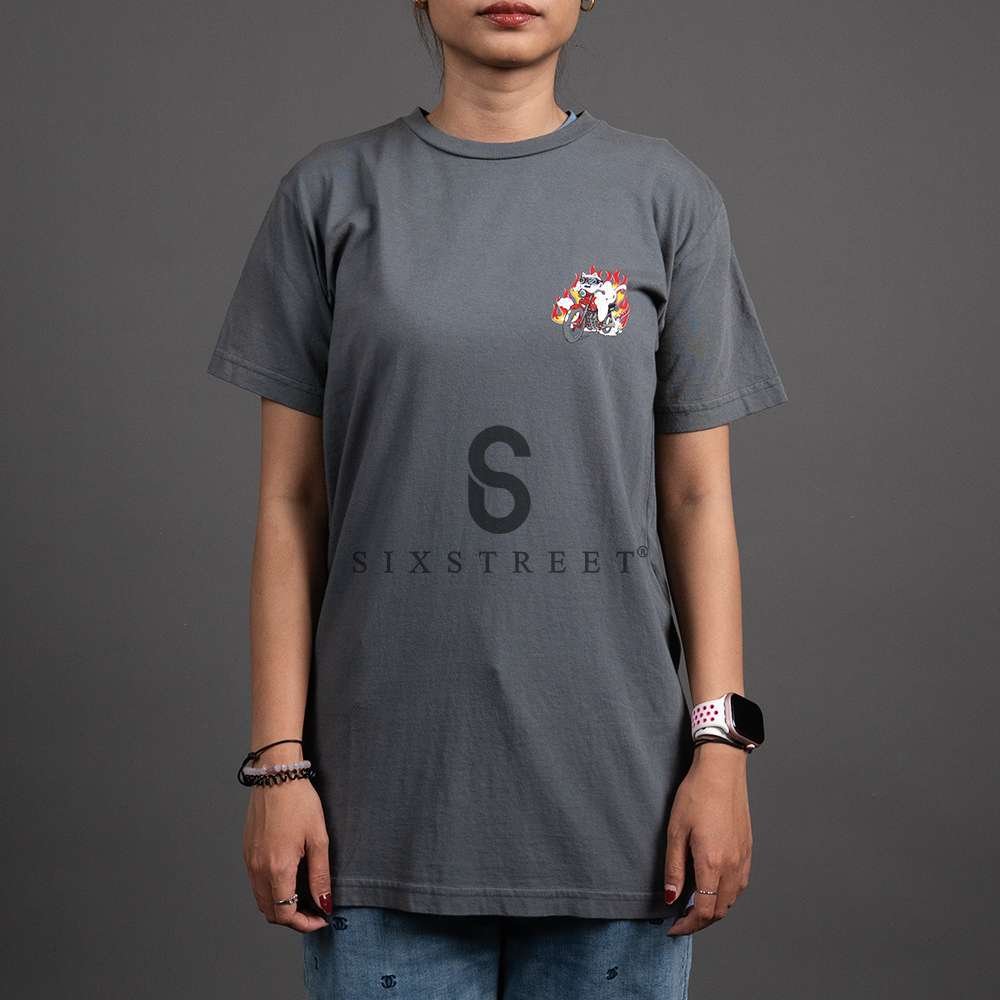 RIPNDIP Tee Highway To Heck Charcoal