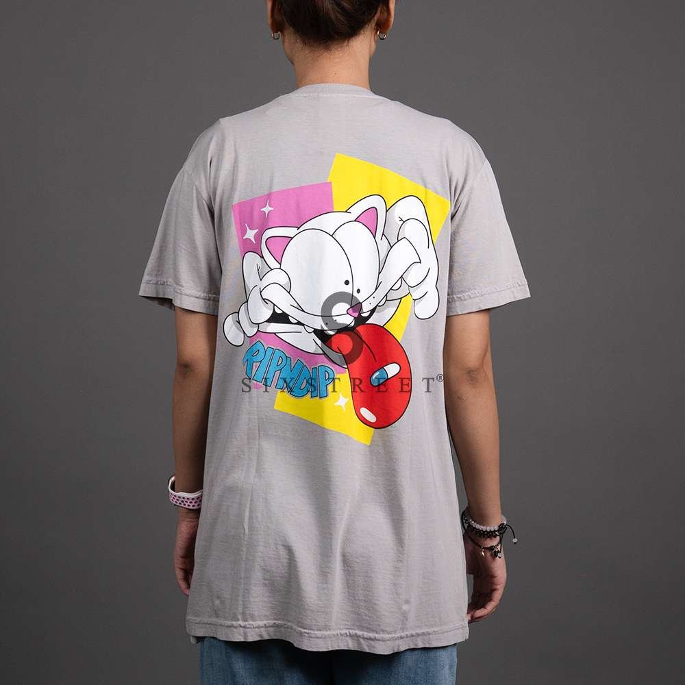 RIPNDIP Tee Take Your Meds Grey