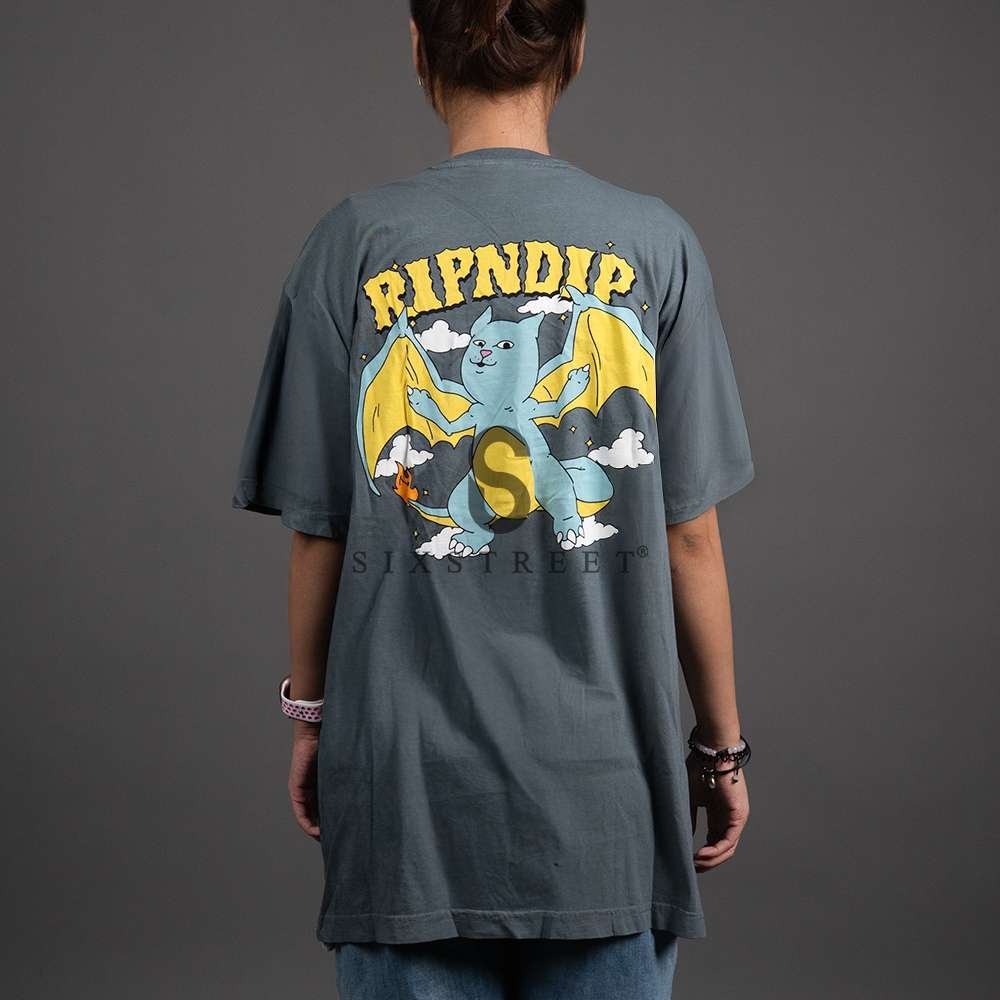 RIPNDIP Tee Charanerm Charcoal