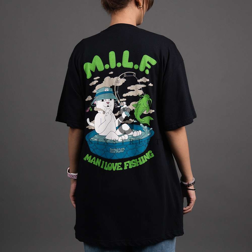 RIPNDIP Tee M.I.L.F Black