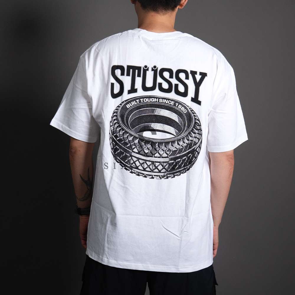 STUSSY Tee Tough Tread White