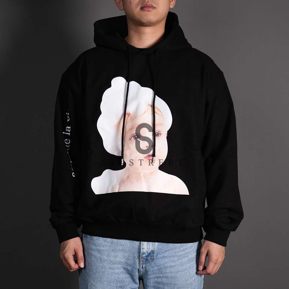 ADLV Hoodie Baby Face Bubble Black