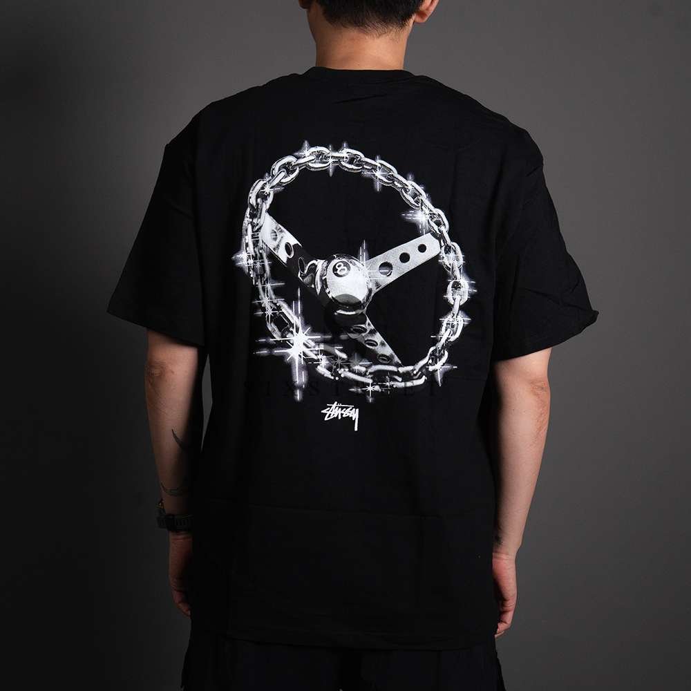 STUSSY Tee Chain Link Black