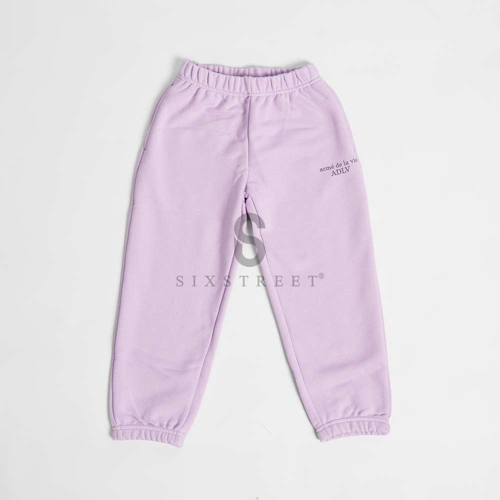 ADLV KIDS Pants Basic Logo Purple
