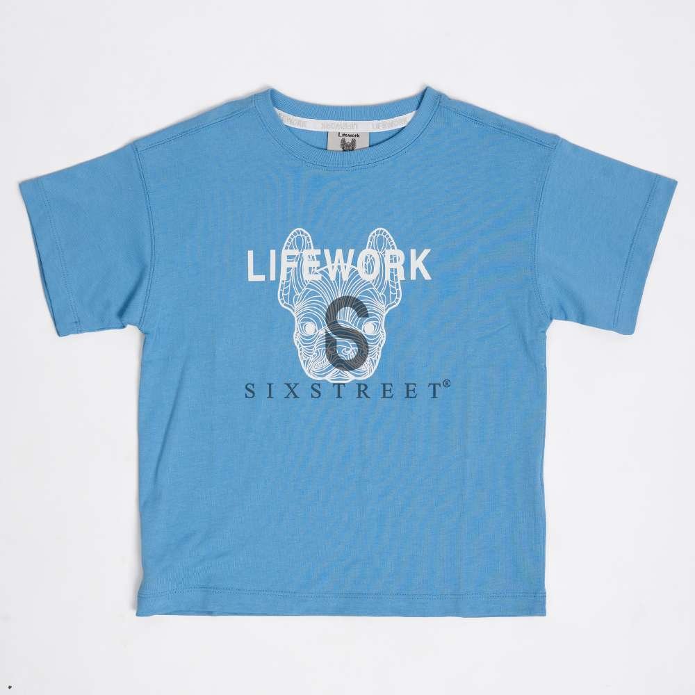 LIFEWORK KIDS Tee 8TURN Signature Blue