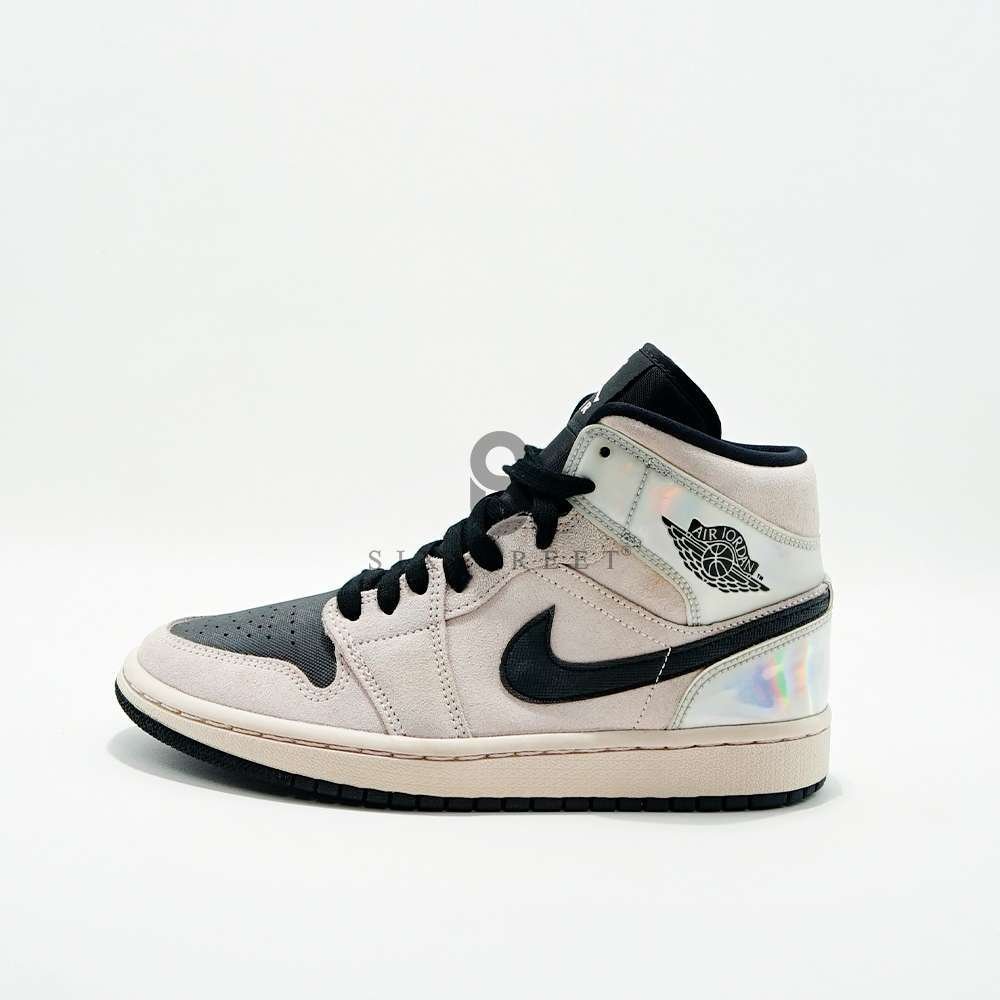 JORDAN 1 Mid Dirty Powder Iridescent W BQ6472602