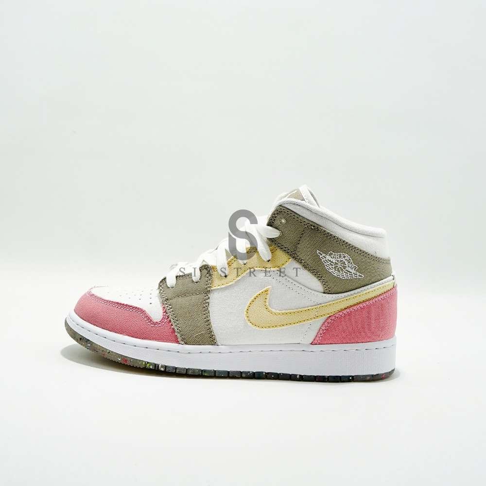 JORDAN 1 Mid Pastel Vivid Green GS DJ0338100