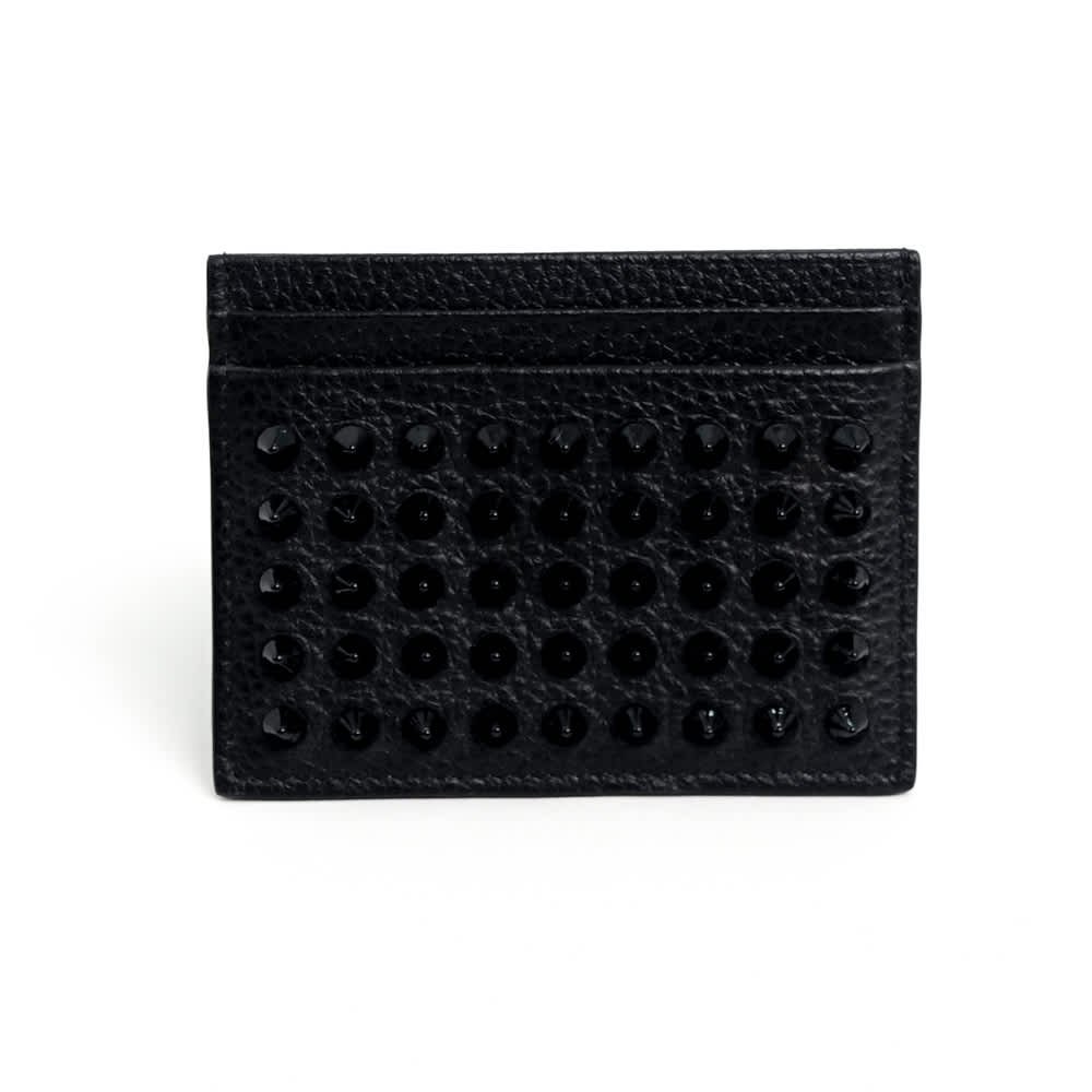 CHRISTIAN LOUBOUTIN Cardholder Stud Kios Black