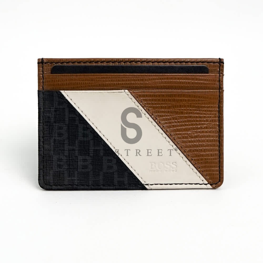 BOSS Cardholder Brown Metropole Black