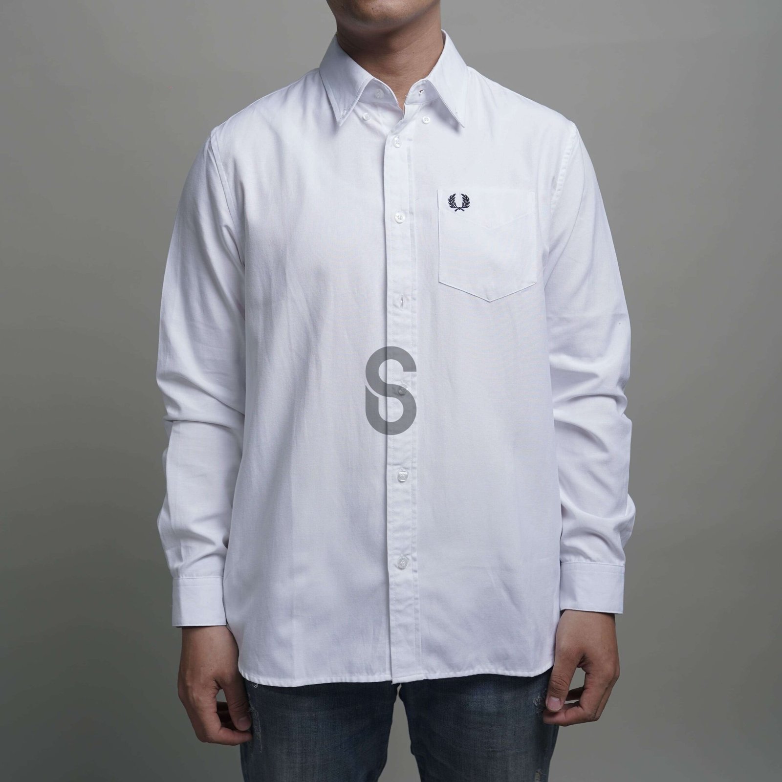FRED PERRY Shirt Basic White
