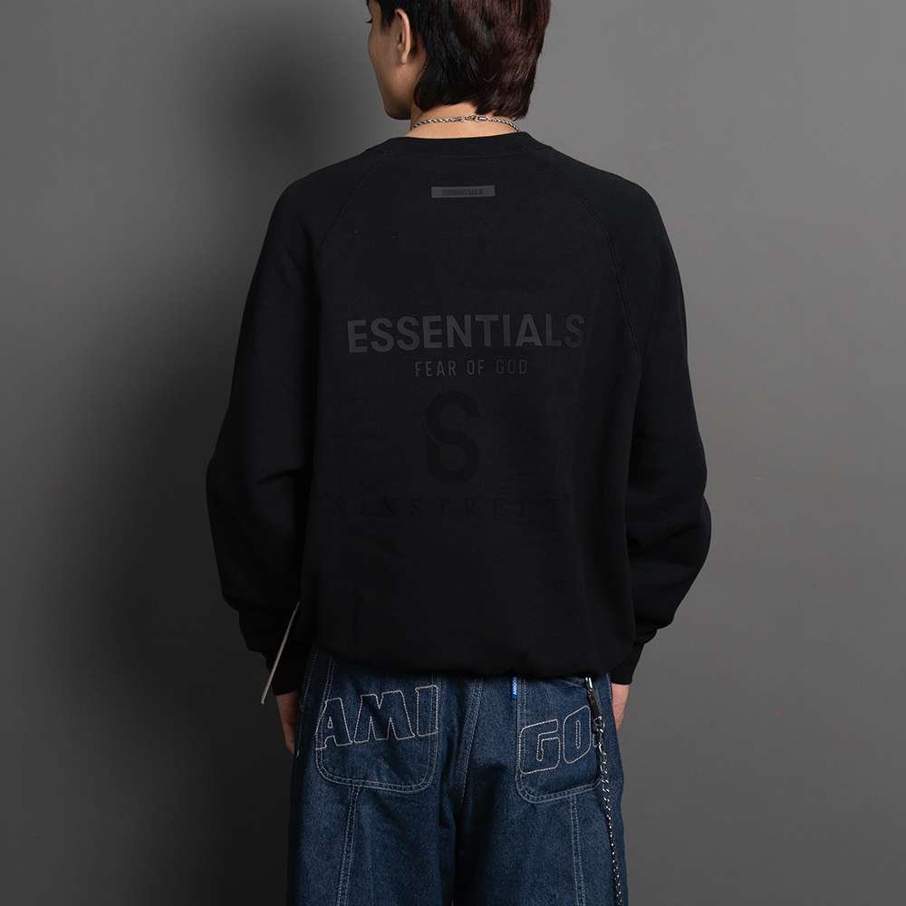 ESSENTIAL Sweater Stretch Lim Black