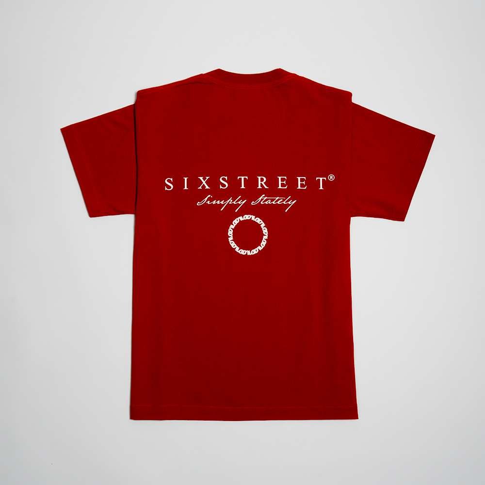 SIXSTREET Tee Simply Stately Red