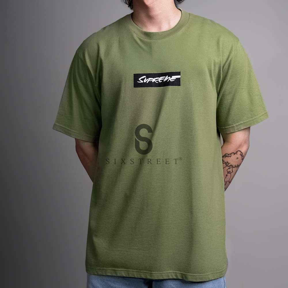 SUPREME Tee Futura Bogo Olive