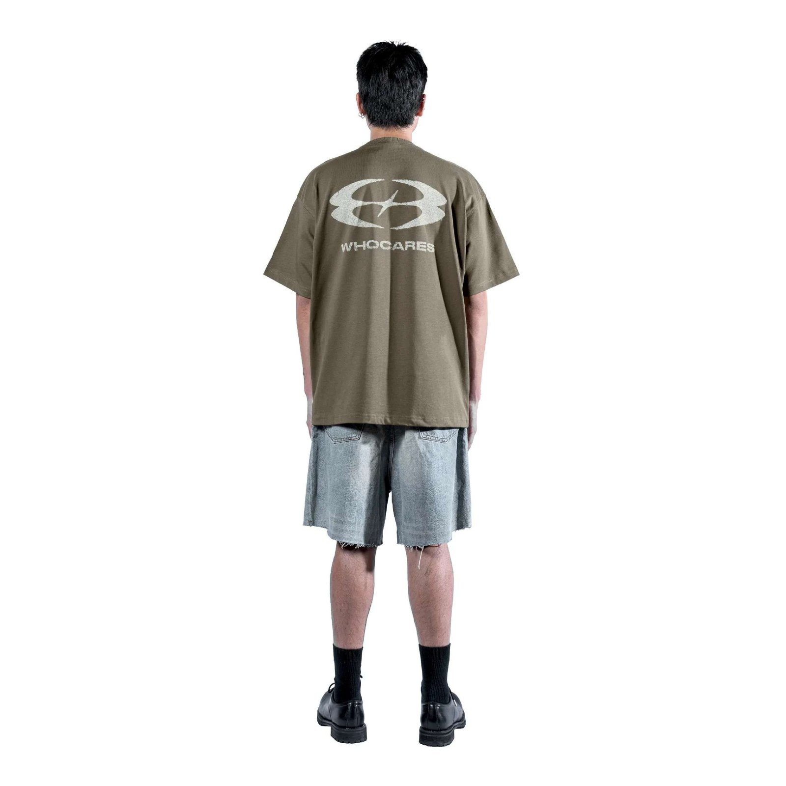 WHO CARES Tee Static Motion Brown