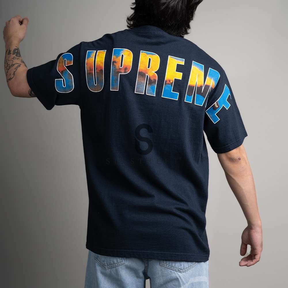 SUPREME Tee Crash Navy