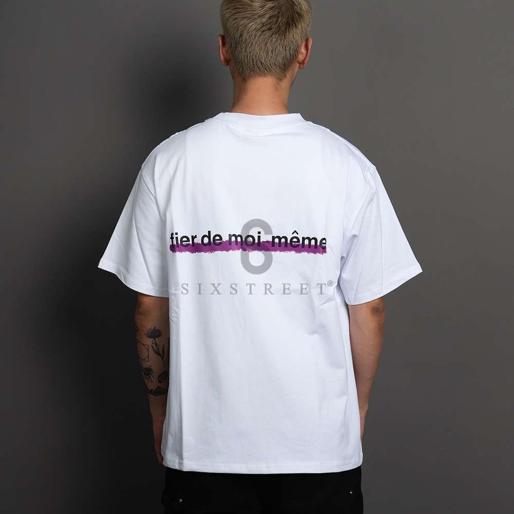 FIER DE MOI Tee Meme White
