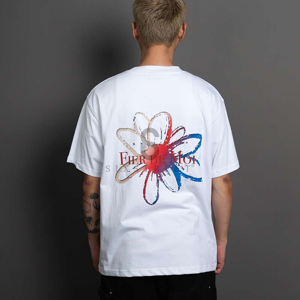 FIER DE MOI Tee Flower Back 24SS White