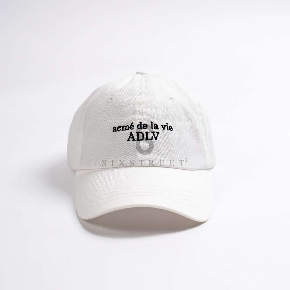 ADLV Cap Basic Small Logo White