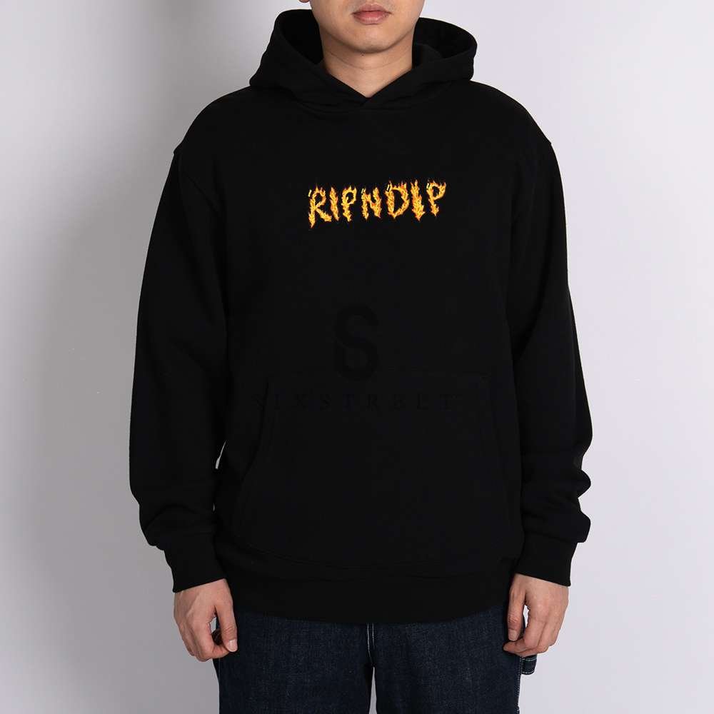 RIPNDIP Hoodie Burn Black
