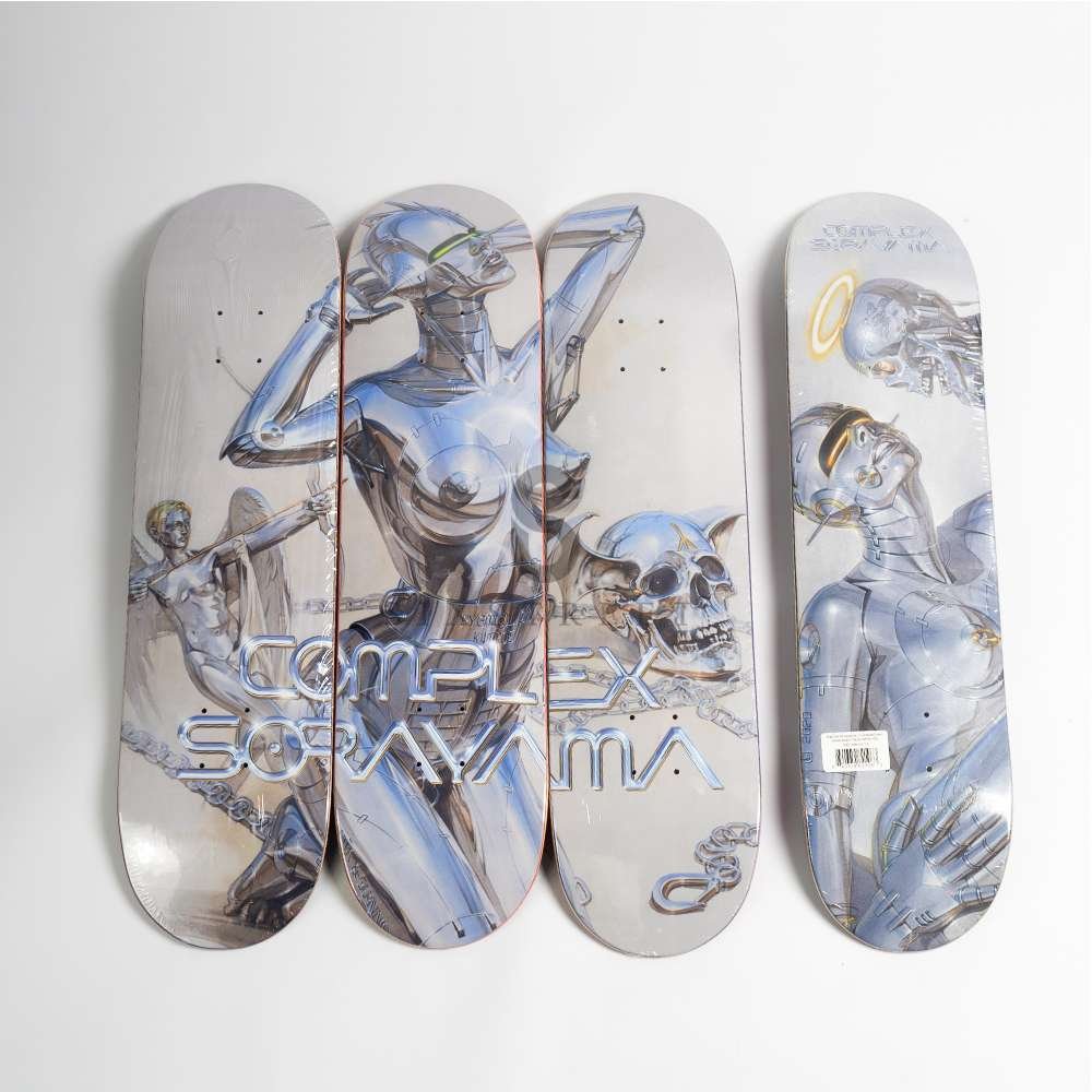 COMPLEX Skateboard Skull Triptych
