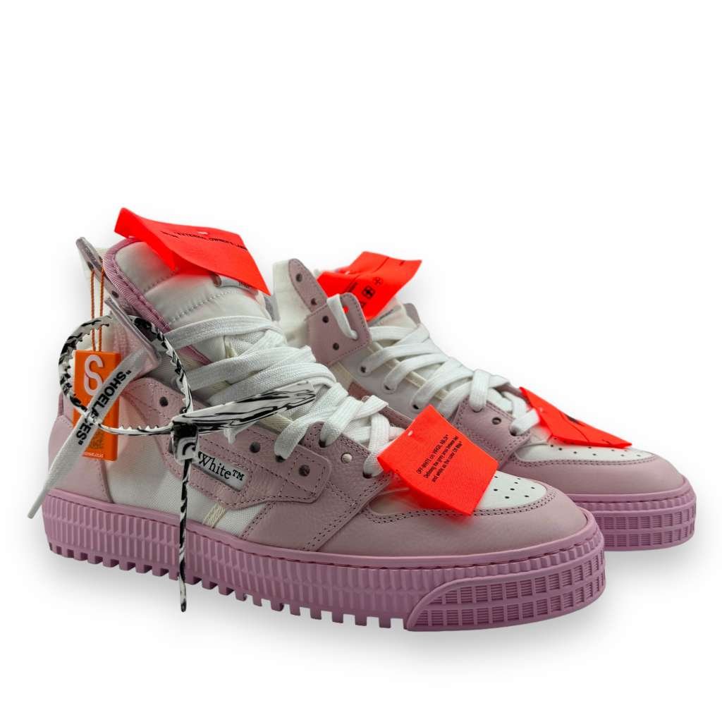 OFF WHITE 3.0 Off Court Leather White Pink Fw21 OWIA112F21LEA0010130