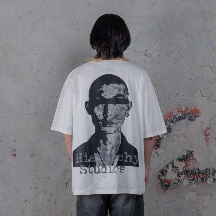 HIERARCHY STUDIOS Tee Vigilante White