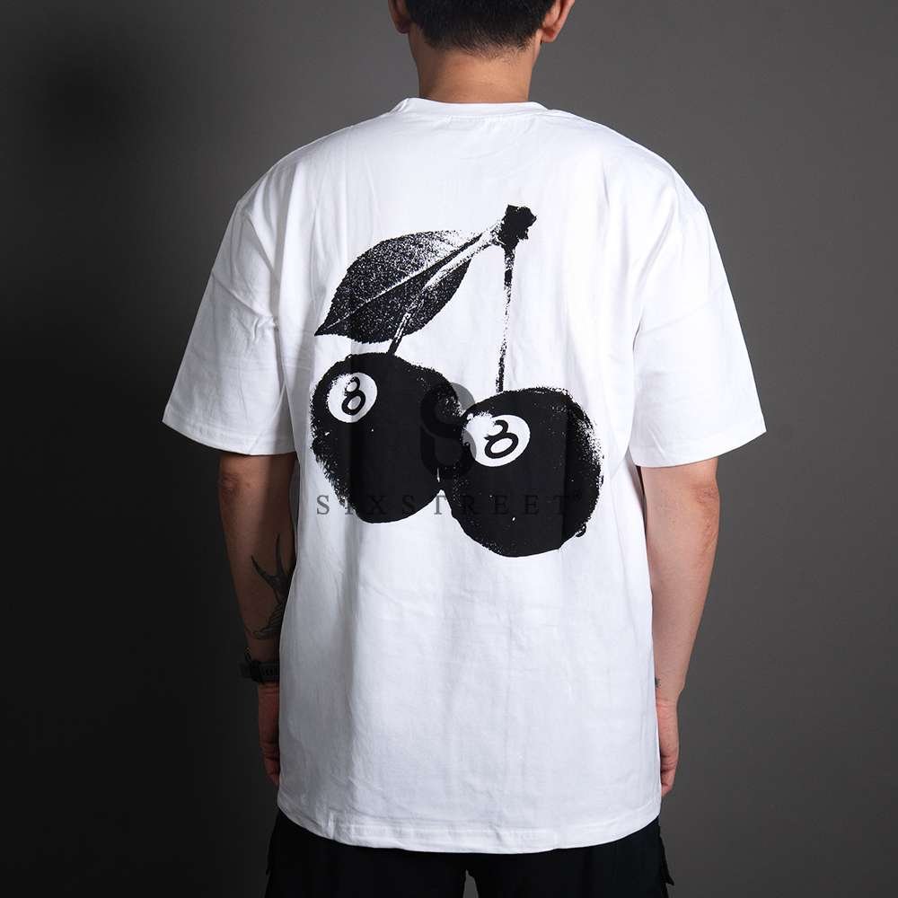 STUSSY Tee Cherries White