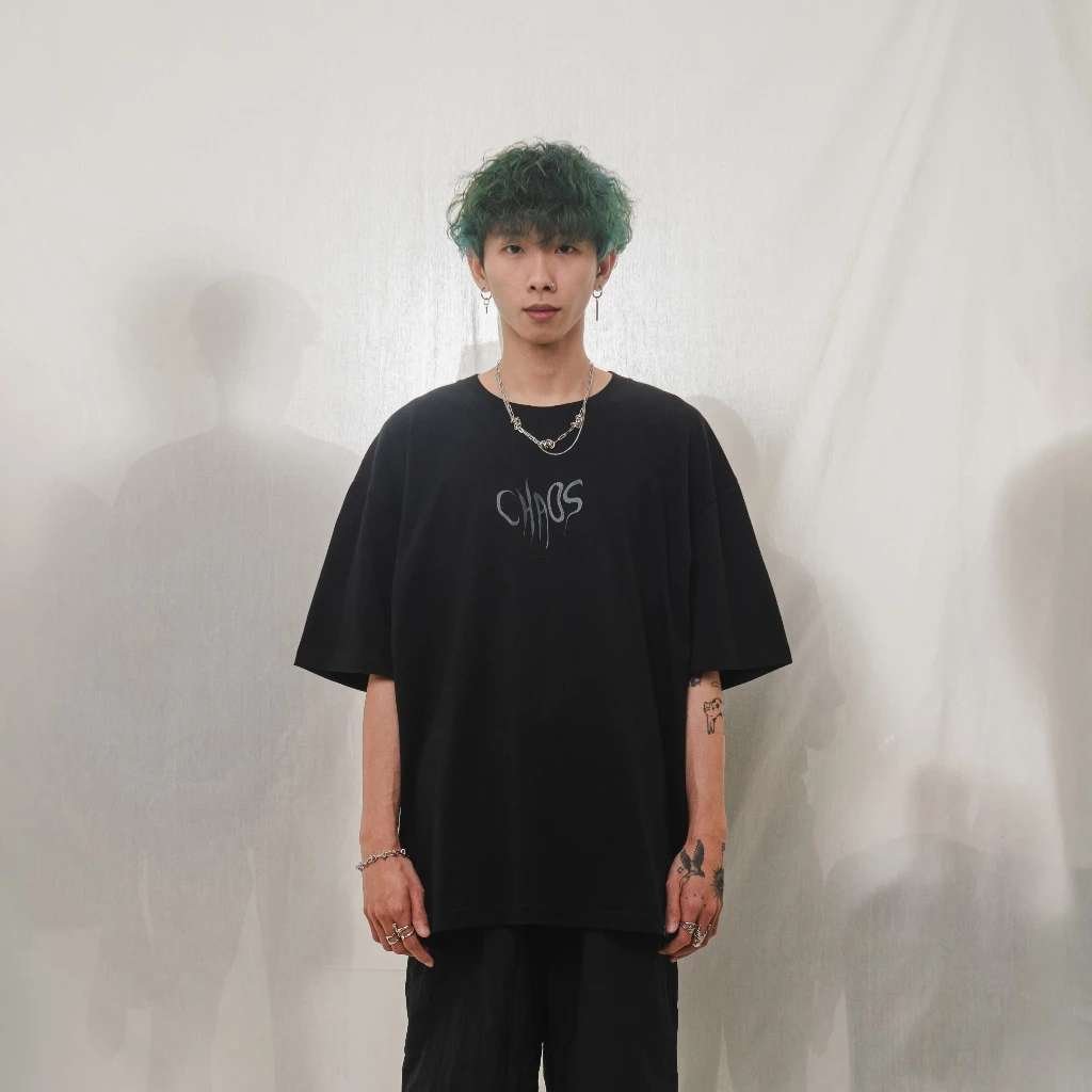 FAITH FADE Tee Chaos Black