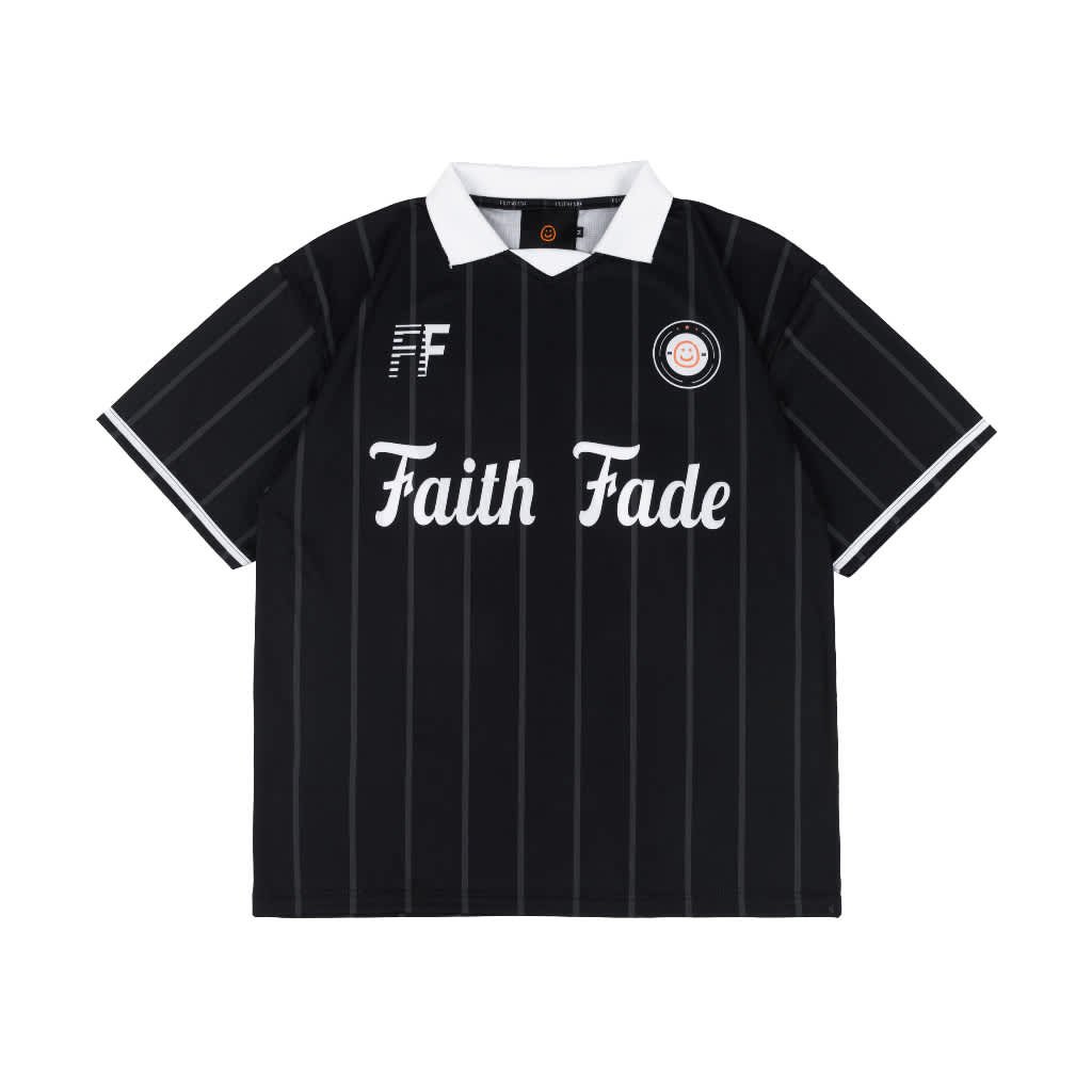 FAITH FADE Jersey Saddey Stripe Black