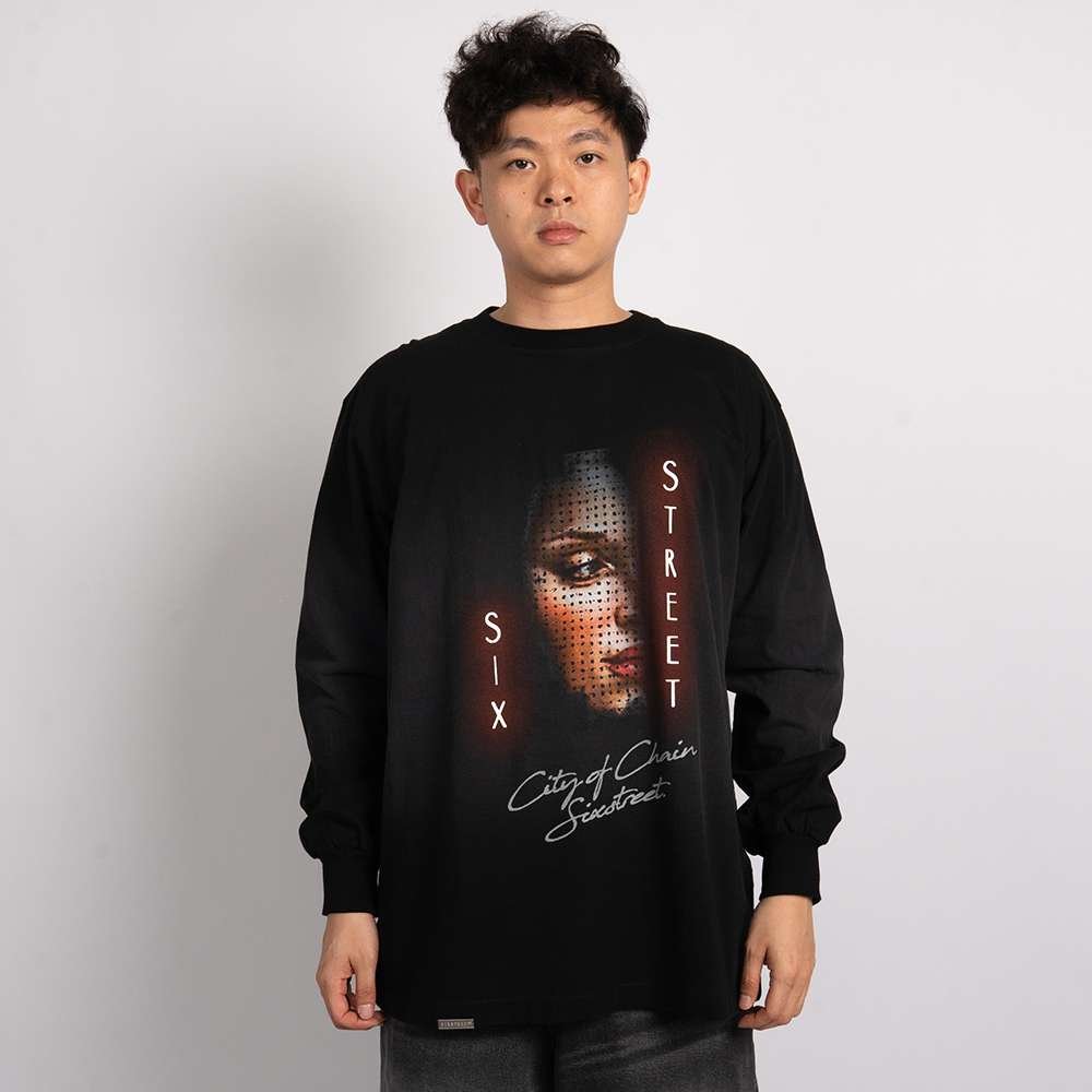 SIXSTREET L/S City Of Chain Black