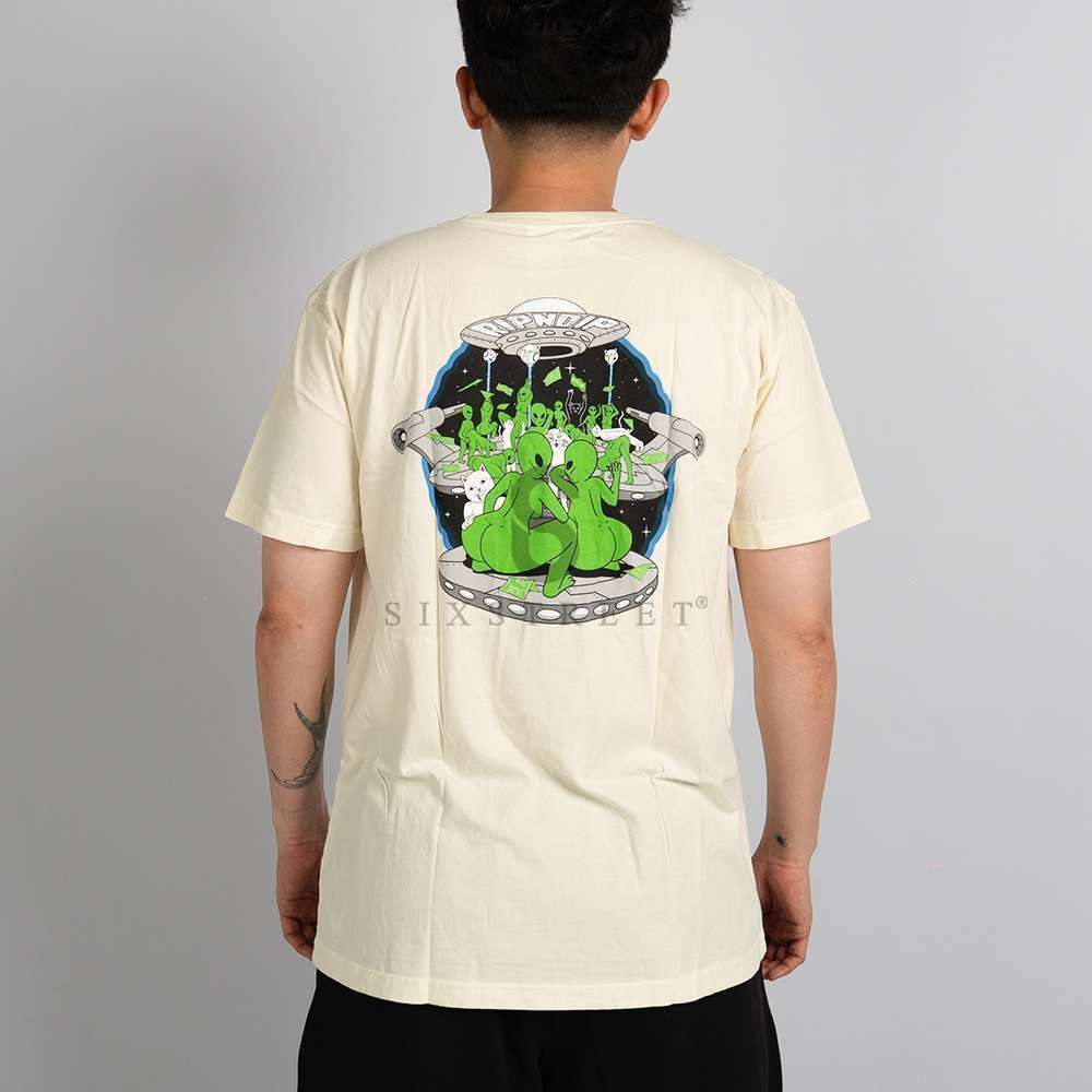 RIPNDIP Tee Stripndip Pocket Natural
