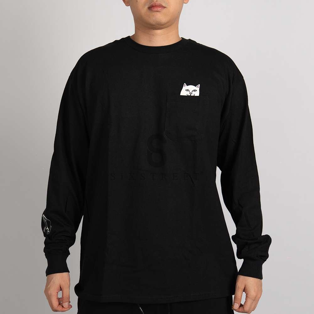 RIPNDIP L/S Lord Nermal Pocket Black