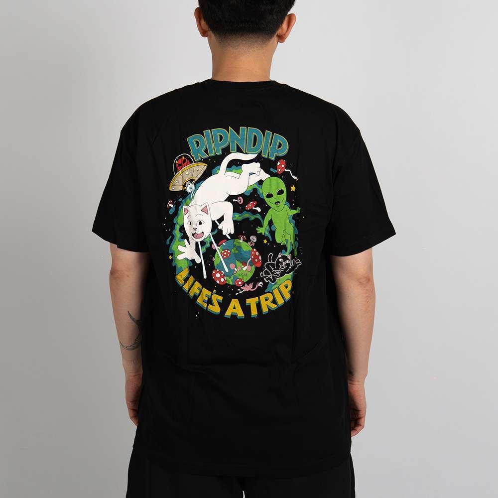 RIPNDIP Tee 4th Dimension Black