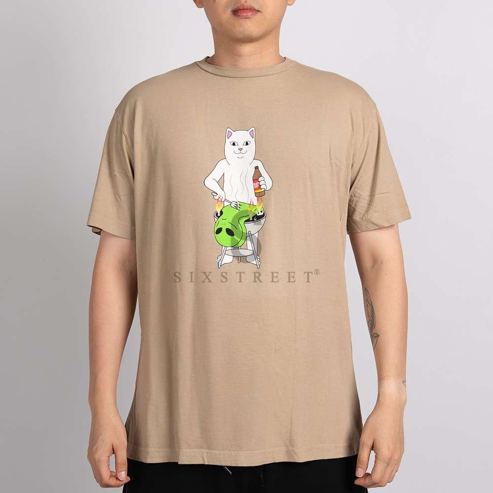 RIPNDIP Tee BBQ Day Almond