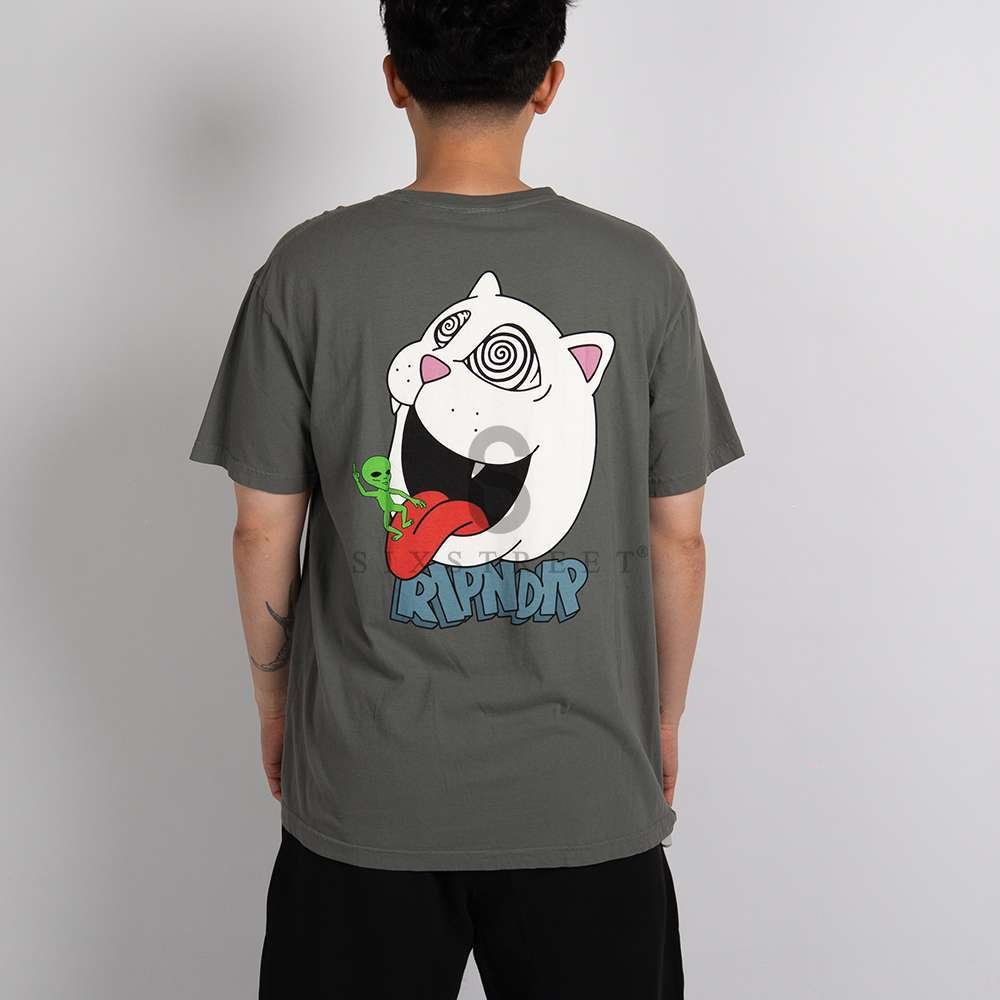 RIPNDIP Tee Spiraling Charcoal
