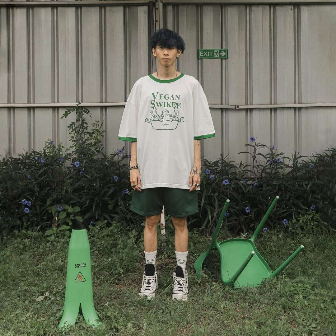 FAITH FADE Tee Frog White