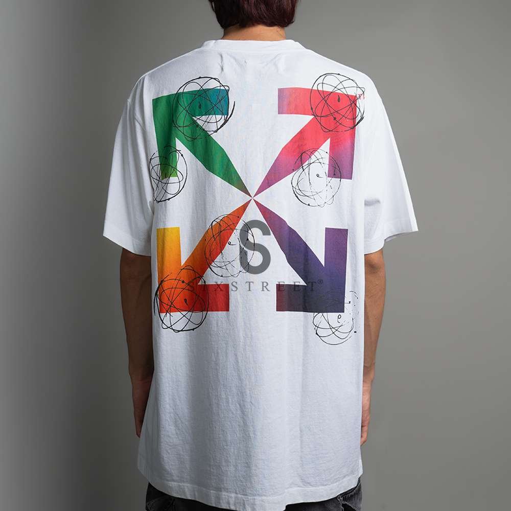 OFF WHITE Tee x Futura Atom SS20