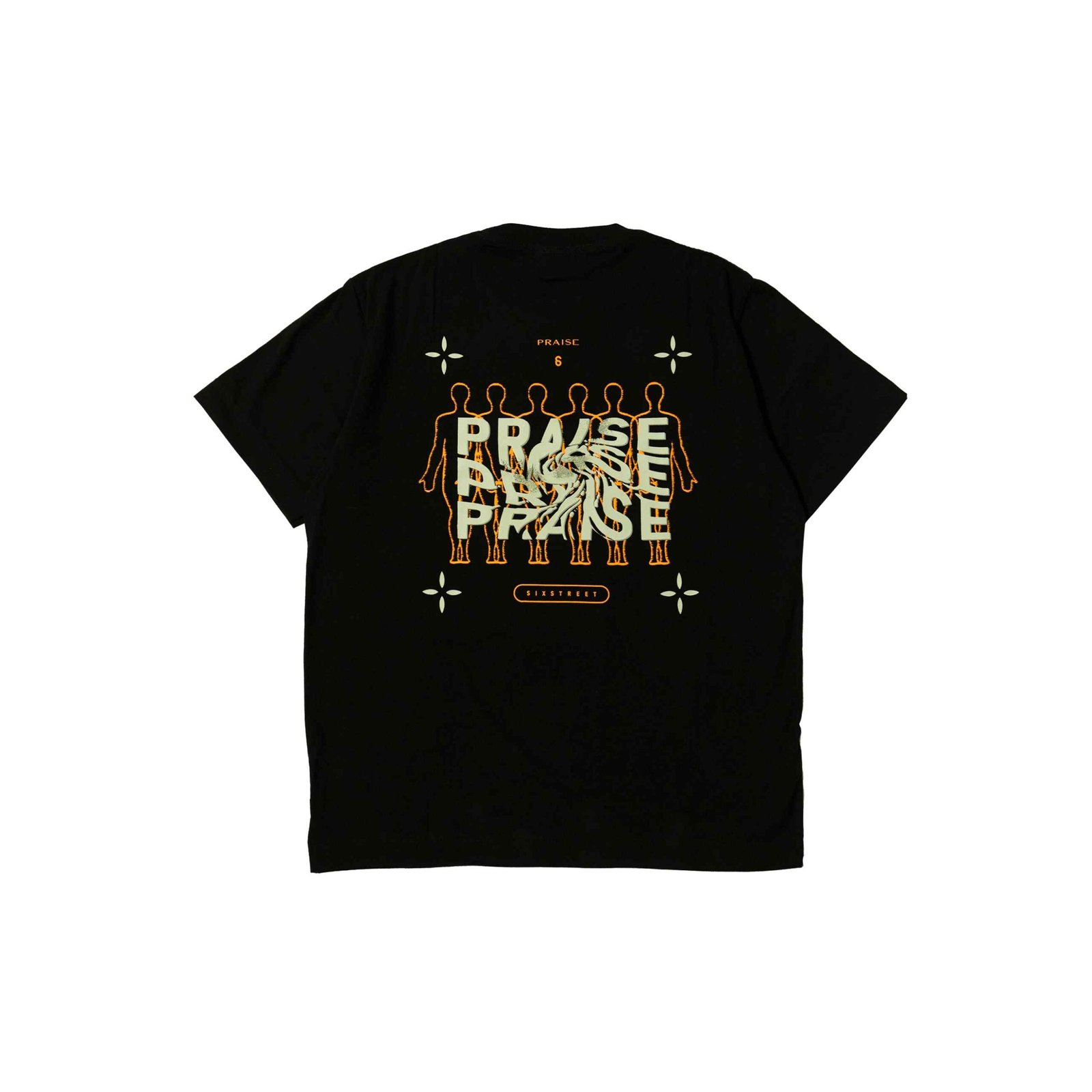 Sixstreet Tee Praise Black