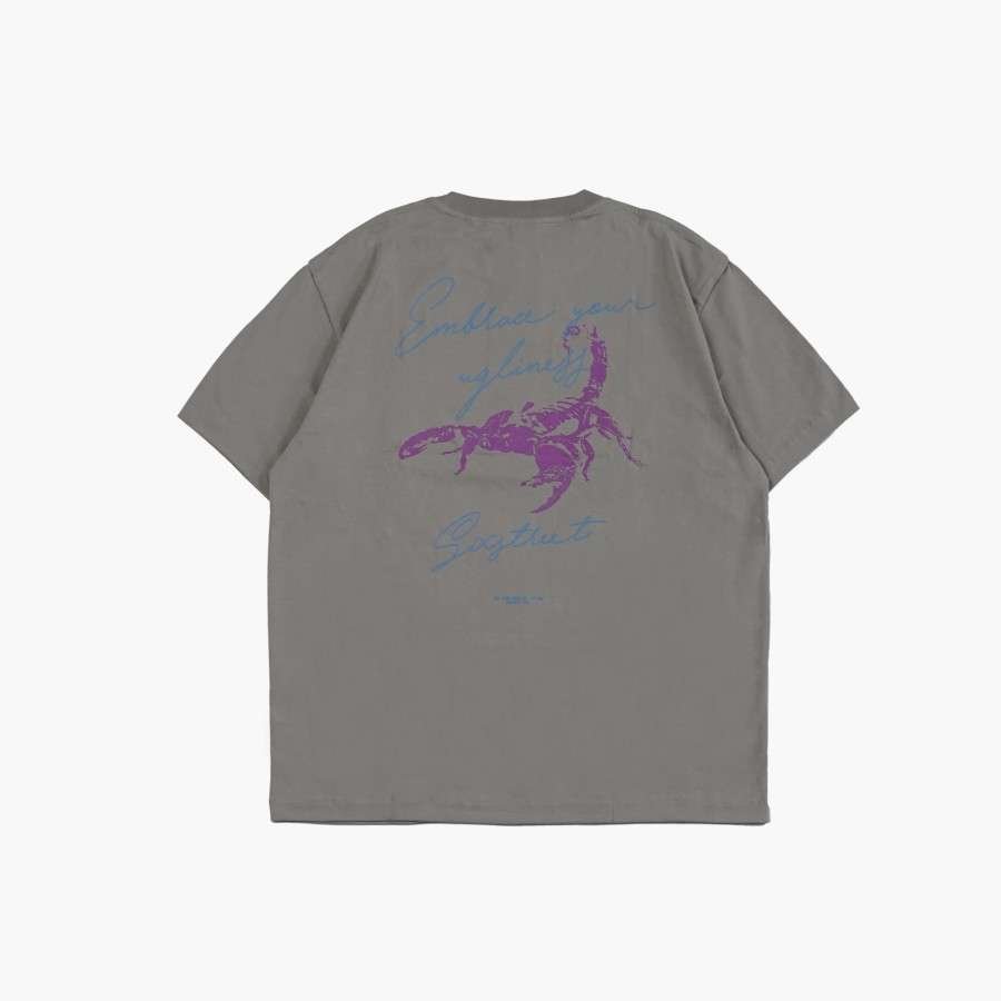 SIXSTREET Tee Embrace Your Ugliness Grey