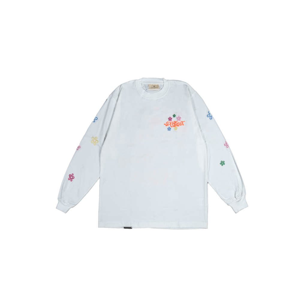 SIXSTREET L/S Vacation Treasure Longsleeve White