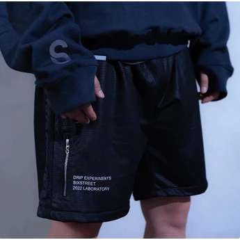 SIXSTREET Short Drip Young Gunner Black