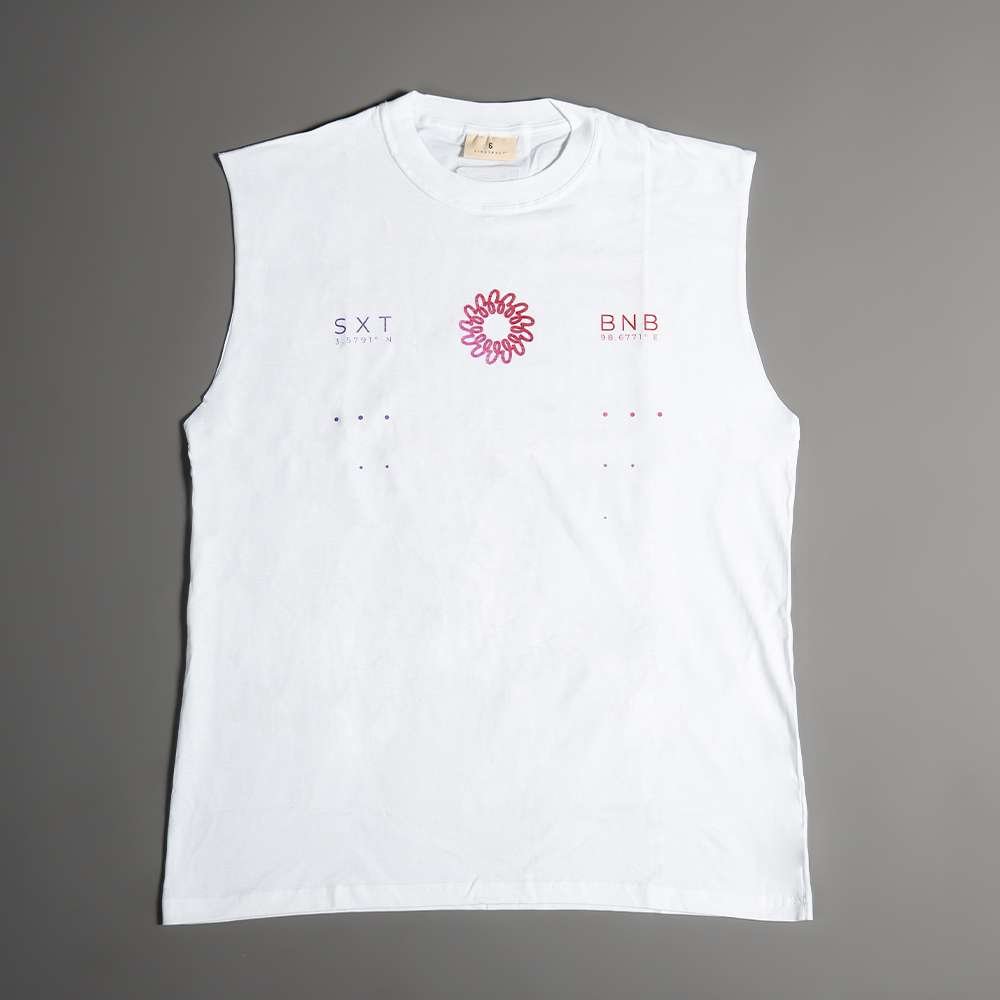 SIXSTREET Sleeveless x BANBAN Duskline Runner White