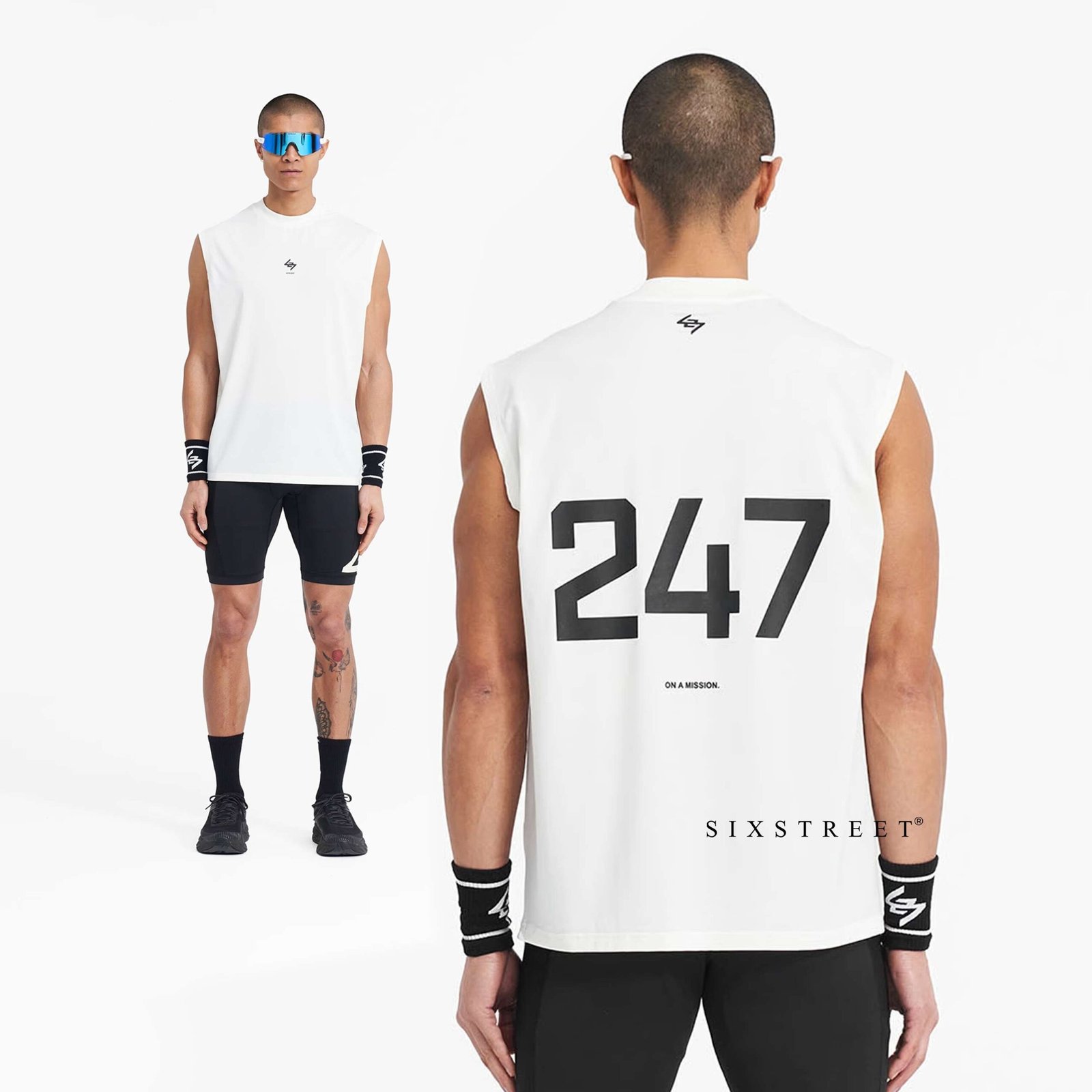 REPRESENT Sleeveless 247 Flat White